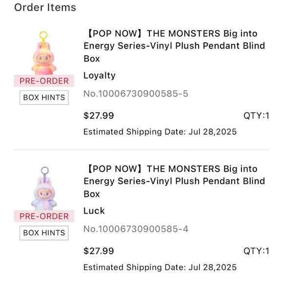 Sealed Big Into Energy Labubu - Picture 2 of 6